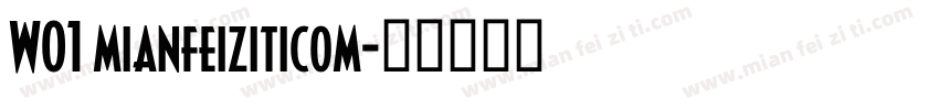 W01 mianfeiziticom字体转换